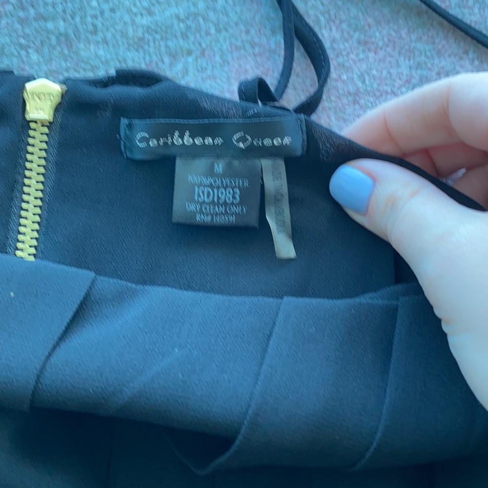 Back Zip Black Leotard - image 2